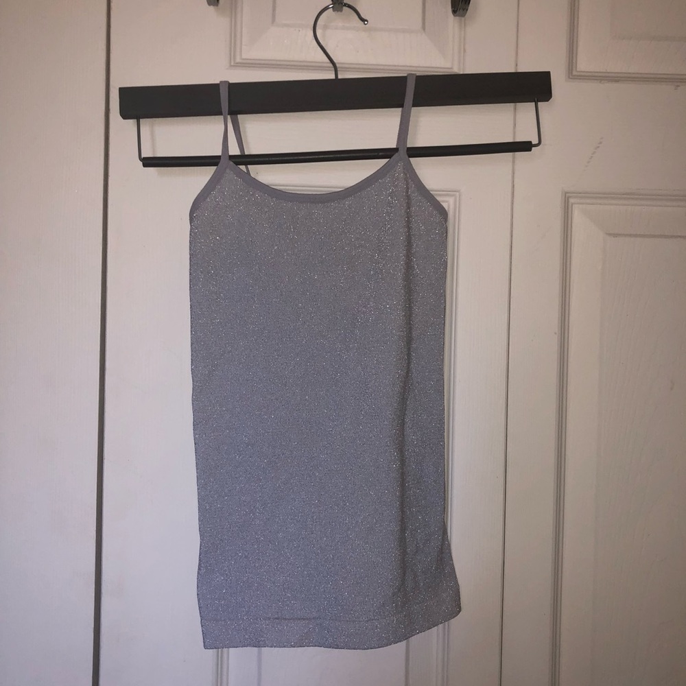 Silver tank top